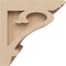 Ekena Millwork 6"W x 6"D x 6"H Wide Mayflower Rough Cedar Woodgrain TimberThane Corbel, Primed Tan CORUR06X06X06MAYRCPR - alternate 6